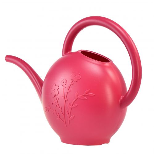 Prodotto Annaffiatoio per piante d&#39;appartamento motivo fiori fucsia 34×24 cm 1,8 L