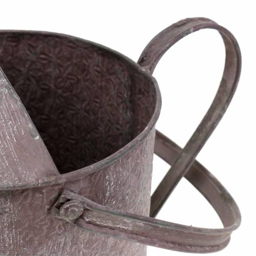 Floristik24 Annaffiatoio decorativo viola H15cm