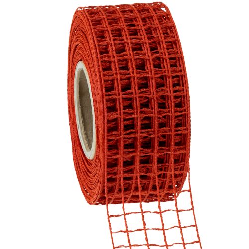 Nastro a rete 4,5 cm x 10 m rosso