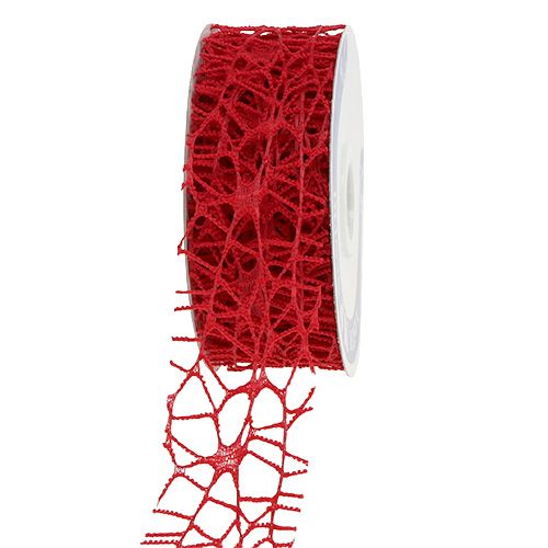 Nastro a griglia rosso 40mm 10m