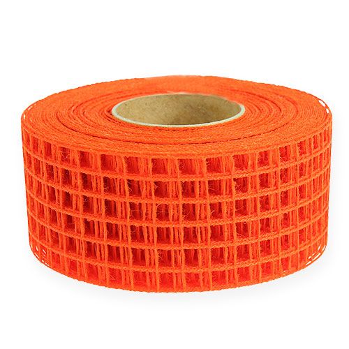 Nastro a rete 4,5 cm x 10 m arancione