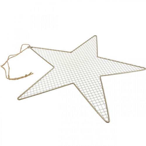 Prodotto Metal Star Mesh Deco Star Metal Deco Oro Ø57cm