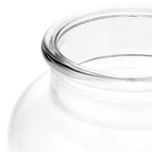 Floristik24 Vaso in vetro Ø14cm H16,5cm