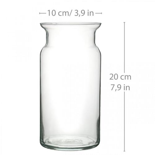Prodotto Vaso di vetro Bose vaso di fiori lanterna vaso di vetro trasparente H20cm