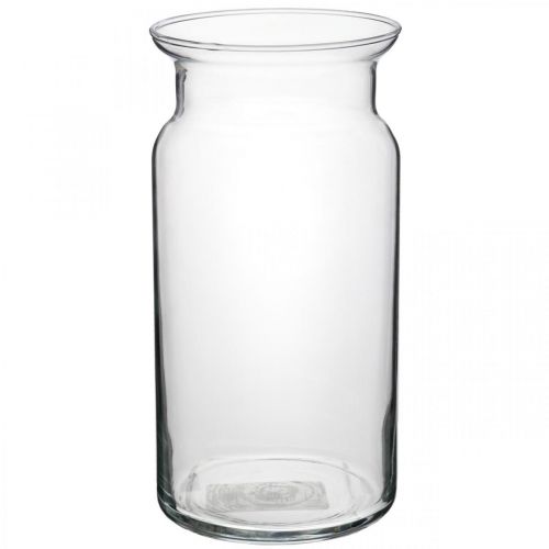 Floristik24 Vaso di vetro Bose vaso di fiori lanterna vaso di vetro trasparente H20cm