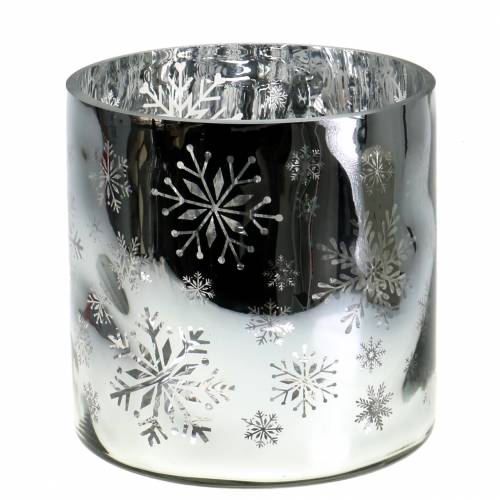 Prodotto Decorazione natalizia Portalumino di vetro Metallo Ø20cm H20cm