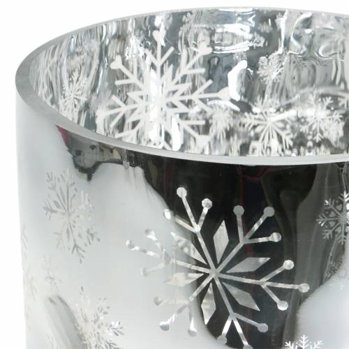 Prodotto Decorazione natalizia Portalumino di vetro Metallo Ø20cm H20cm