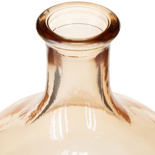 Prodotto Mini vaso in bottiglia di vetro ambrato e trasparente Ø7,5cm H11cm 4 pezzi