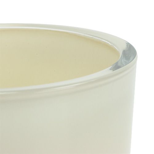 Prodotto Fioriera in vetro Ø12,5cm H11cm Crema