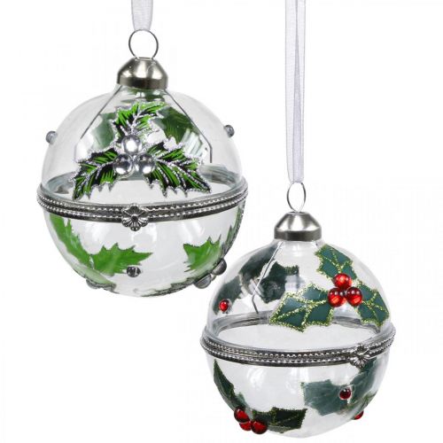 Palline In Vetro Per Albero Di Natale Floristik24.it Palline per albero di Natale in vetro da riempire