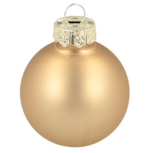 Prodotto Palline di vetro Palline di Natale in vetro oro rosa Ø4cm 24 pz