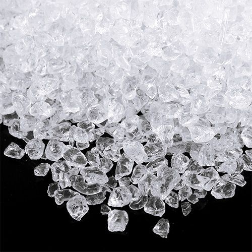 Floristik24 Pietre di vetro 2mm - 4mm colore naturale 2kg