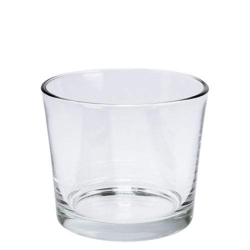 Floristik24 Vaso in vetro Ø10cm trasparente 12pz