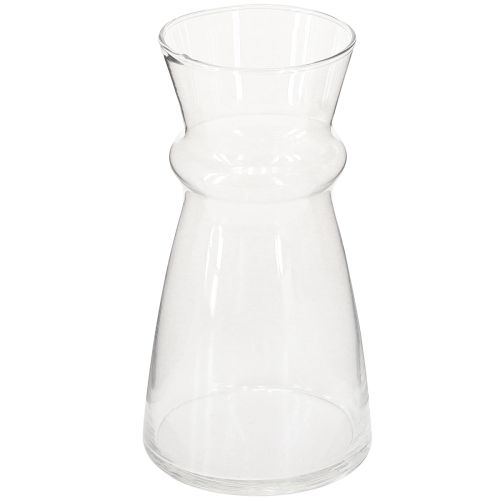 Vaso in vetro vaso giacinto vaso decorativo trasparente Ø7cm H13cm