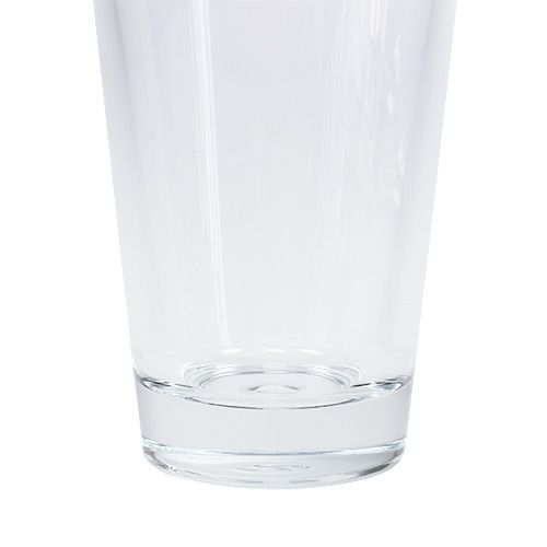 Floristik24 Vaso in vetro conico Ø8,5cm H14,5cm