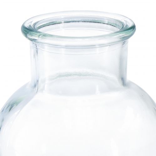 Floristik24 Vaso da farmacia in vetro bottiglia decorativa retrò Ø10cm H20cm
