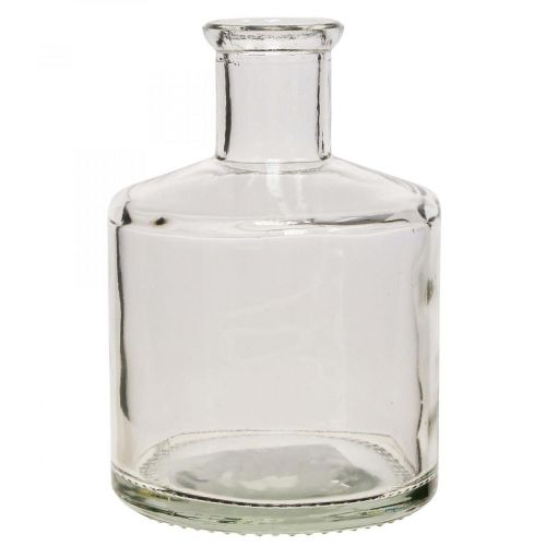 Vaso in vetro bottiglie da farmacia vaso decorativo in vetro  decorativo colorato Ø7cm 6 pezzi-06460
