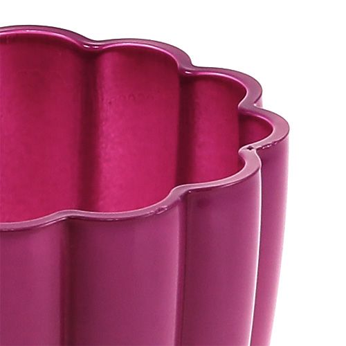 Floristik24 Vaso in vetro "Bloom" Erika Ø14cm H17cm