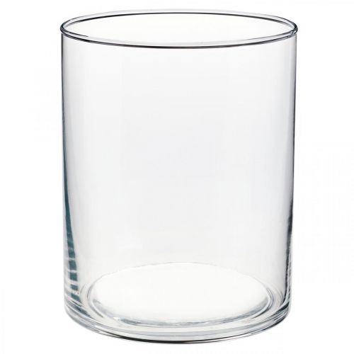 Floristik24 Vaso in vetro Ø12cm H15cm