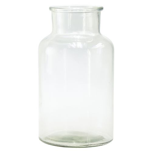 Vaso in vetro decorativo bottiglia farmacista vetro retrò Ø14cm H25cm