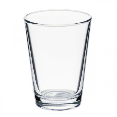 Floristik24 Vaso in vetro trasparente Ø8cm H11cm per la decorazione della tavola