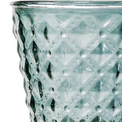 Floristik24 Bicchiere trofeo con piede, lanterna in vetro Ø11cm H15.5cm