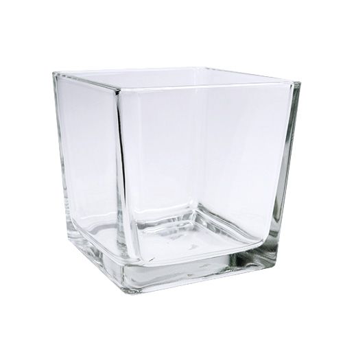 Floristik24 Cubi di vetro trasparenti 10 cm x 10 cm x 10 cm 6 pz