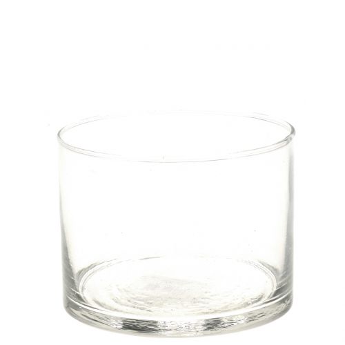 Floristik24 Vaso in vetro cilindro di vetro Ø9cm H7cm