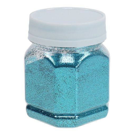 Floristik24 Decorazione glitter turchese 115g