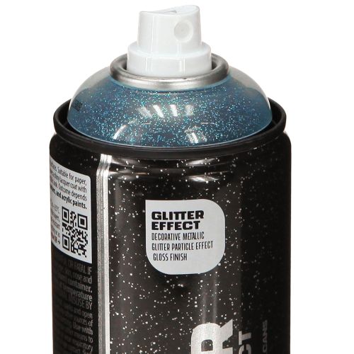 Prodotto Vernice spray effetto glitter Montana, blu cosmo 400 ml