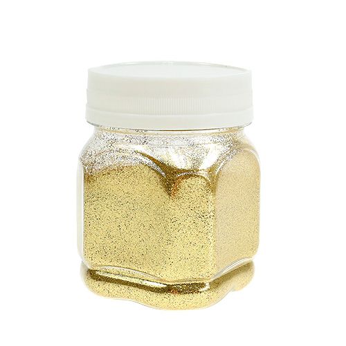 Floristik24 Flimmer glitter per la creazione di oro 115 g