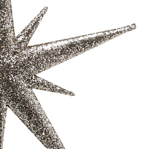 Floristik24 Stelle scintillanti Oro chiaro 13 cm 12 pezzi