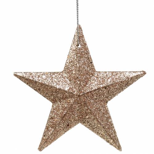 Prodotto Stelle glitterate mix oro 9,5/5 cm 18 pz