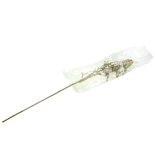 Floristik24 Ramo glitterato con uccelli 75cm oro
