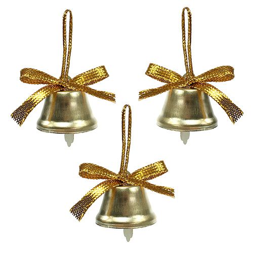 Campana d&#39;oro 2,5 cm 12 pezzi