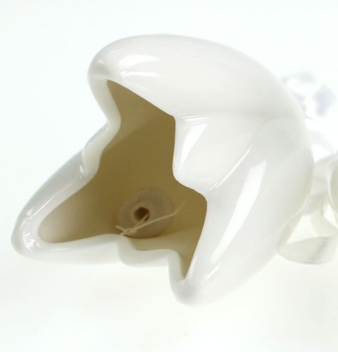 Floristik24 Bellflower bianco per appendere 9 cm, 10 cm 2 pezzi