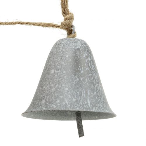 Prodotto Ghirlanda decorativa con campane grigie 6 cm