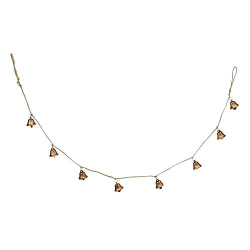 Floristik24 Ghirlanda di campane rame 1m
