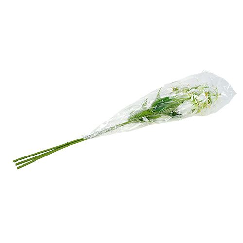 Floristik24 Gloriosa bianco artificiale 84cm 3pz