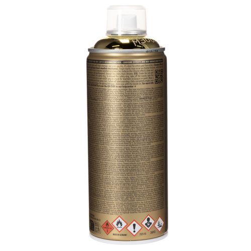 Vernice spray decorativa effetto cromo oro, Montana, bombolette da 400 ml | Floristik24.it