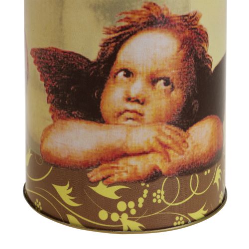 Prodotto Candela tombale Angelo candela tombale con motivo luce lutto Ø6cm H15,5cm