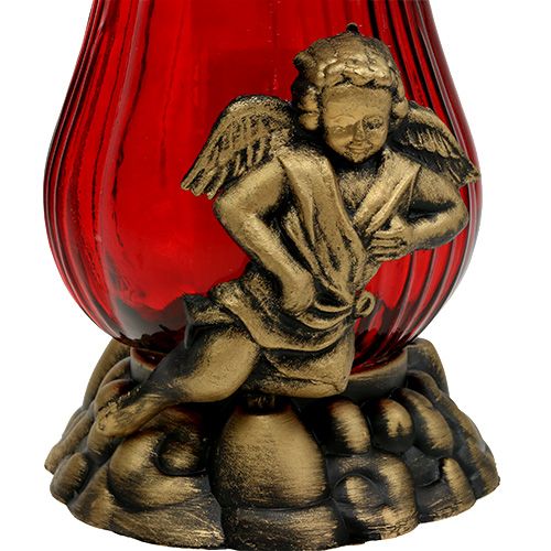 Floristik24 Grave light glass Ø14cm H28cm 4 pezzi