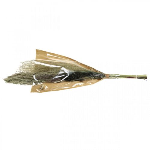 Prodotto Erbe secche in grappolo Floristica secca Mazzo secco H70cm