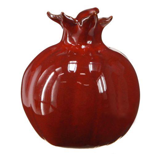 Floristik24 Portacandele in ceramica melograno per candele stick H15cm 2pz