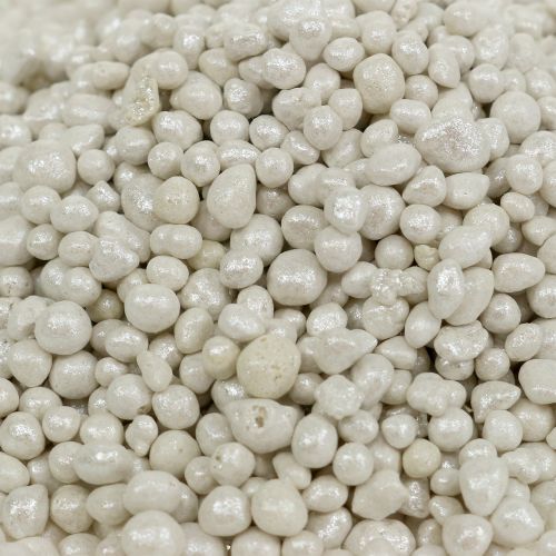 Floristik24 Granuli 2mm - 4mm White Brilliant Light 1l
