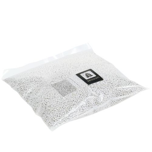 Floristik24 Granuli 2mm - 4mm White Brilliant Light 1l