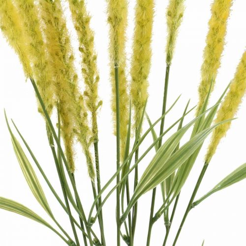 Floristik24 Erbe artificiali coda di volpe gialla fiori artificiali 62 cm 4 pezzi