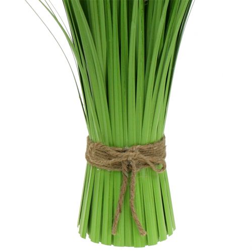 Floristik24 Mazzo d&#39;erba con fiori bianchi 70cm