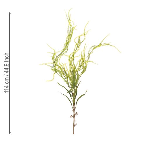 Prodotto Pianta artificiale di miglio verde setoloso per eleganti decorazioni sospese, eleganti accenti per la stanza, 114 cm