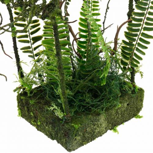 Floristik24 Moss deco casa in erba con muschio artificiale e felce